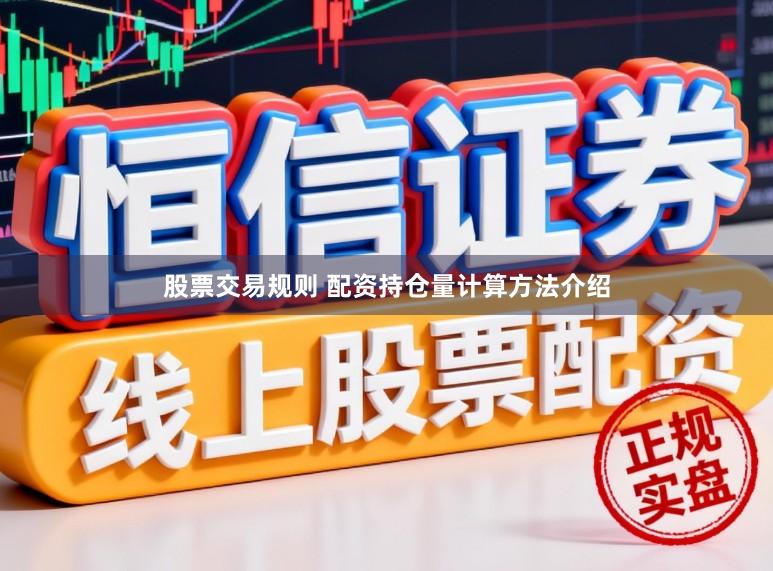 股票交易规则 配资持仓量计算方法介绍